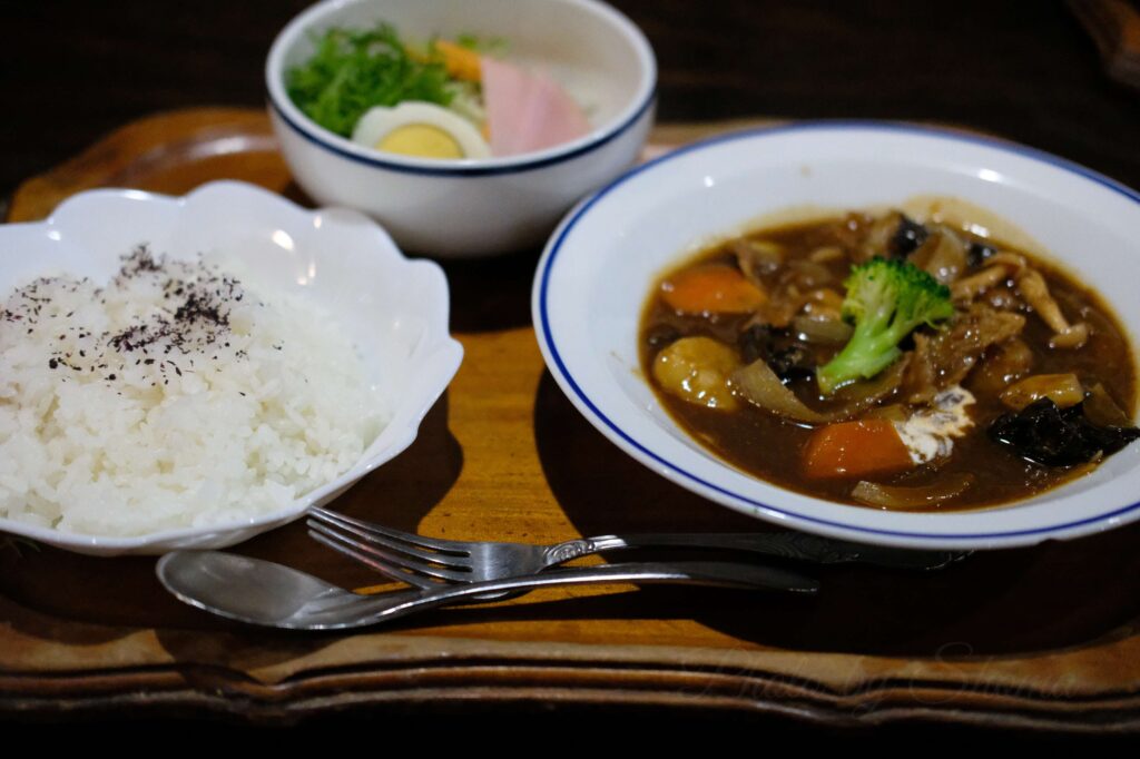 紫陽花　ビーフシチュー定食