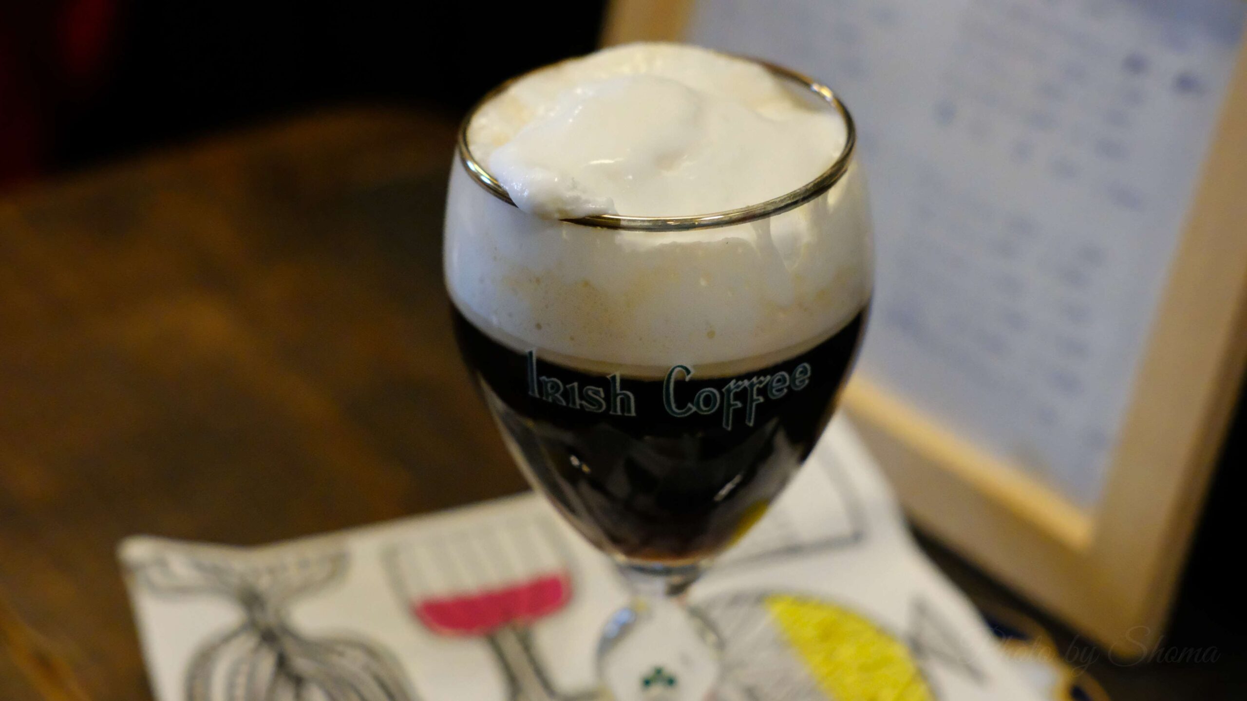 まるも珈琲店 アイリッシュコーヒー 生クリーム IRISH COFFEE